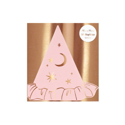 Pink Witch Hat Napkins|Meri Meri