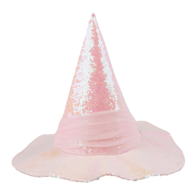Pink Sequin Witch Hat|Meri Meri