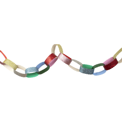 Giant Glitter Paper Chains|Meri Meri