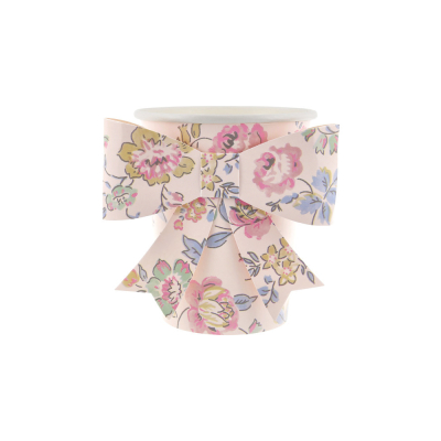 Pink Chintz Bow Cups|Meri Meri