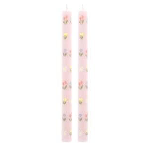 Floral Pattern Table Candles|Meri Meri
