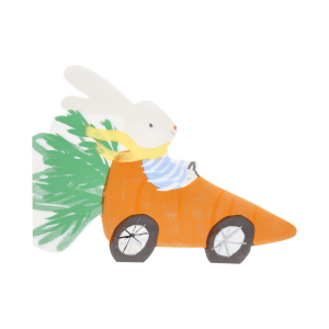 Racing Car Bunny Napkins|Meri Meri
