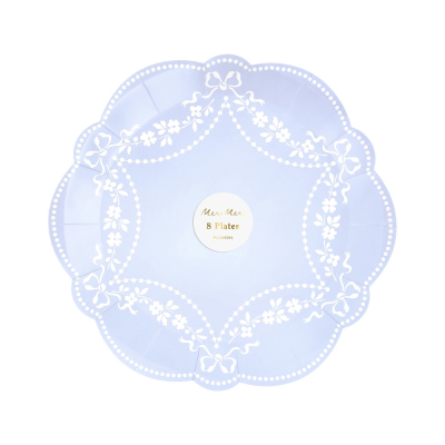 Rococo Blue Side Plates|Meri Meri