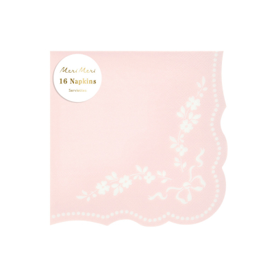 Rococo Pink Large Napkins|Meri Meri