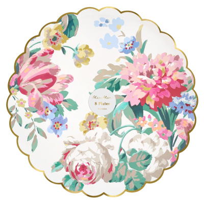 Rococo Floral Dinner Plates|Meri Meri