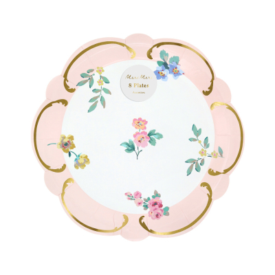 Rococo Posy Side Plates|Meri Meri