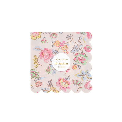 Pink Chintz Small Napkins|Meri Meri