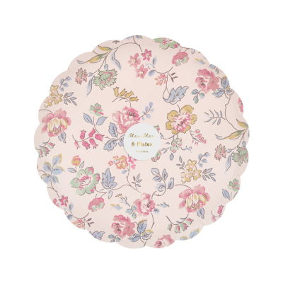 Pink Chintz Side Plates|Meri Meri