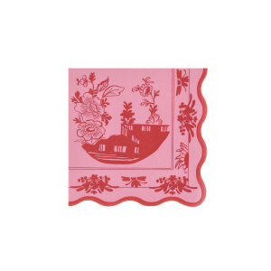 Pink Vintage Botanical Small Napkins|Meri Meri