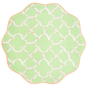 Bamboo Pattern Dinner Plates|Meri Meri