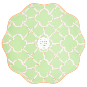 Bamboo Pattern Dinner Plates|Meri Meri