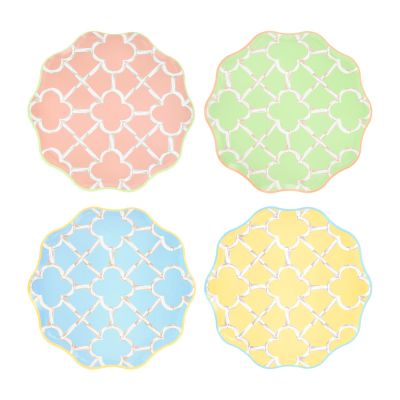 Bamboo Pattern Side Plates|Meri Meri