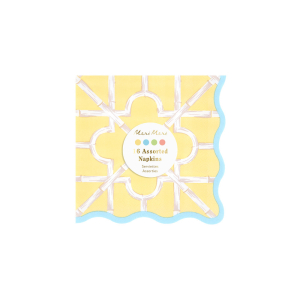 Bamboo Pattern Small Napkins|Meri Meri