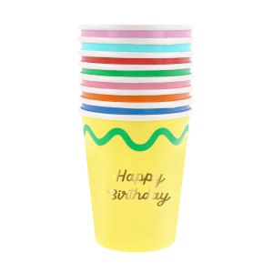 Wiggle Edge Cups|Meri Meri