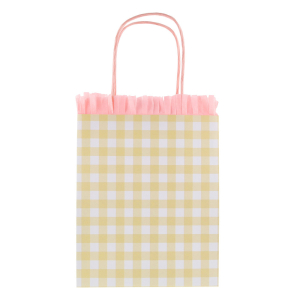 Gingham Fringe Party Bags|Meri Meri