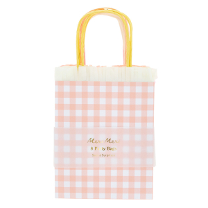 Gingham Fringe Party Bags|Meri Meri