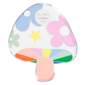 Groovy Mushroom Plates|Meri Meri
