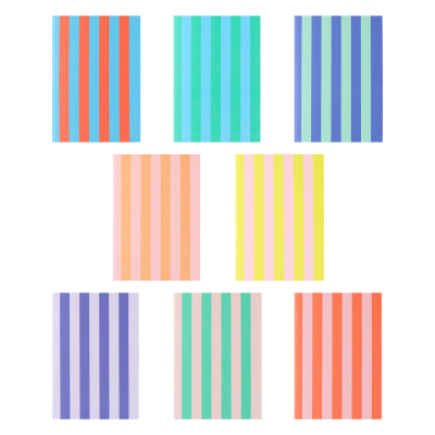 Striped Softcover Boxed Notebooks|Meri Meri