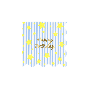 Bright Star Happy Birthday Small Napkins|Meri Meri