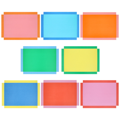 Bright Fringed Paper Placemats|Meri Meri