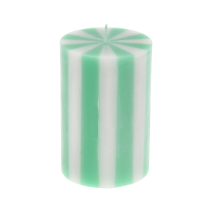 Bright Striped Pillar Candles|Meri Meri
