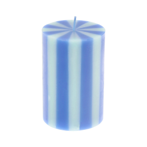 Bright Striped Pillar Candles|Meri Meri