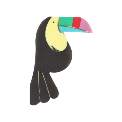 Toucan Shaped Napkins|Meri Meri