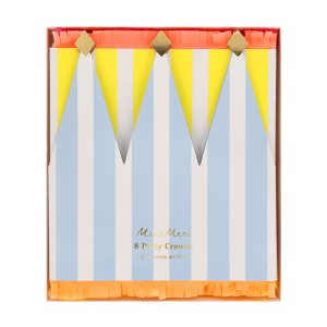 Striped Party Crowns|Meri Meri