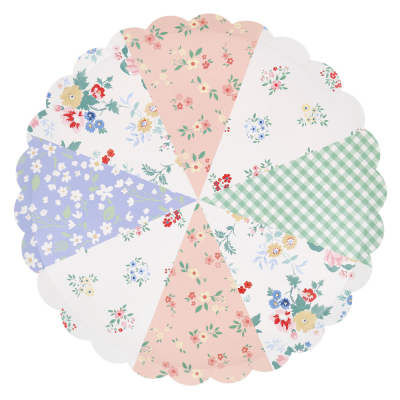 Patchwork Dinner Plates|Meri Meri