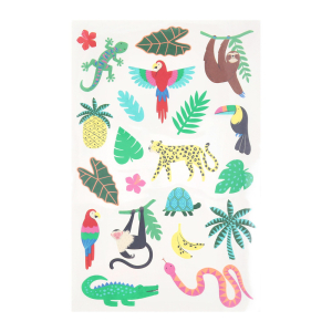 Jungle Jamboree Temporary Tattoos|Meri Meri