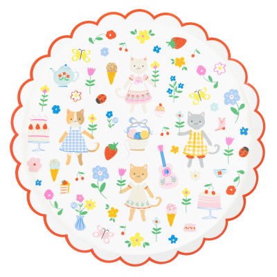 Kitten Club Dinner Plates|Meri Meri