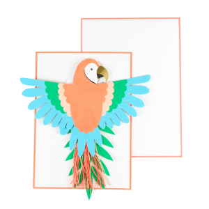 Parrot Decoration Birthday Card|Meri Meri
