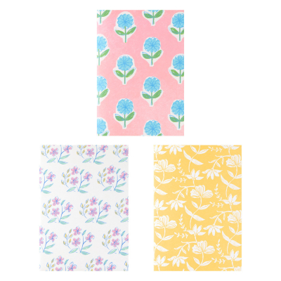 Flora Softcover Notebook Set|Meri Meri