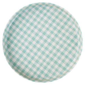 Gingham Reusable Large Plates|Meri Meri