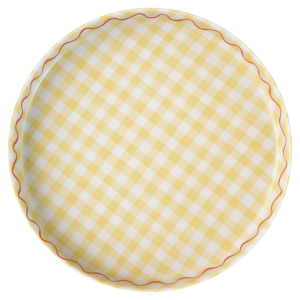 Gingham Reusable Large Plates|Meri Meri