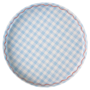 Gingham Reusable Large Plates|Meri Meri