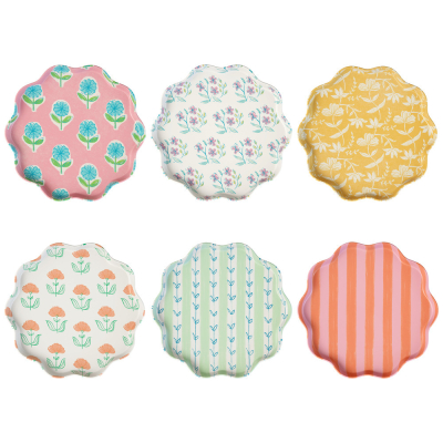 Flora Reusable Large Plates|Meri Meri