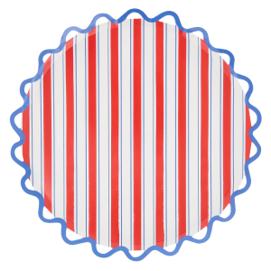 Nautical Striped Dinner Plates|Meri Meri