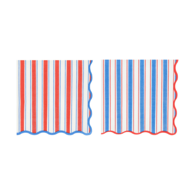 Nautical Striped Large Napkins|Meri Meri