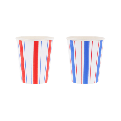 Nautical Striped Cups|Meri Meri