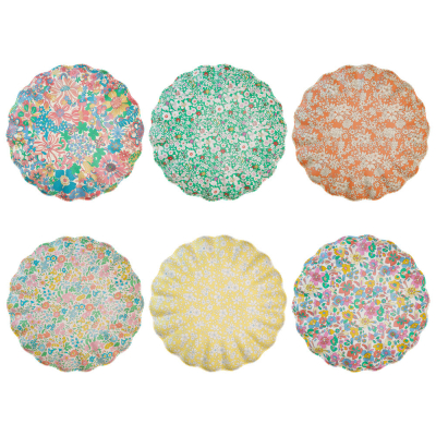 Meri Meri x Liberty Garden Reusable Large Plate|Meri Meri