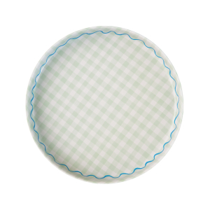 Gingham Reusable Small Plates|Meri Meri