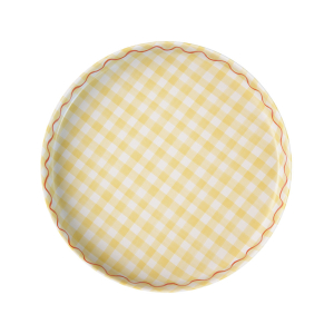 Gingham Reusable Small Plates|Meri Meri