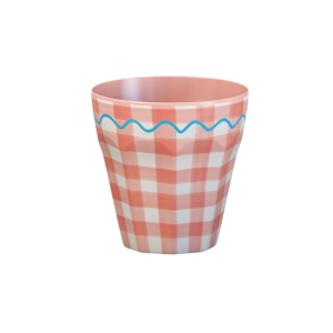 Gingham Reusable Cups|Meri Meri