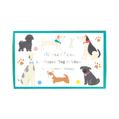 Dog Shaped Stickers|Meri Meri