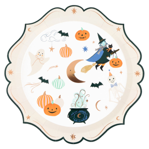 Ornate Edge Halloween Dinner Plates|Meri Meri
