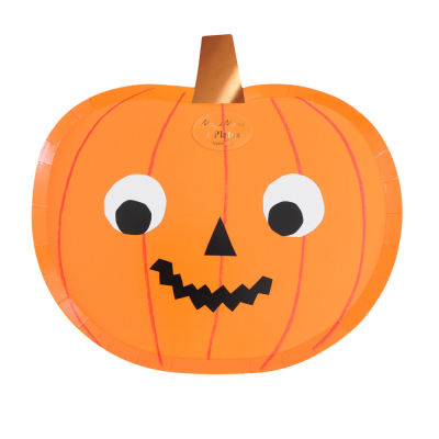 Halloween Pumpkin Plates|Meri Meri
