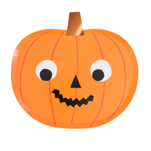 Halloween Pumpkin Plates|Meri Meri