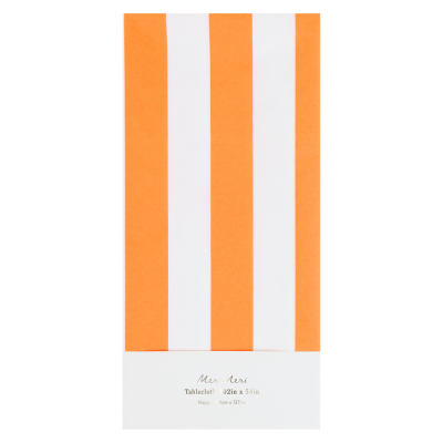 Orange Striped Tablecloth|Meri Meri