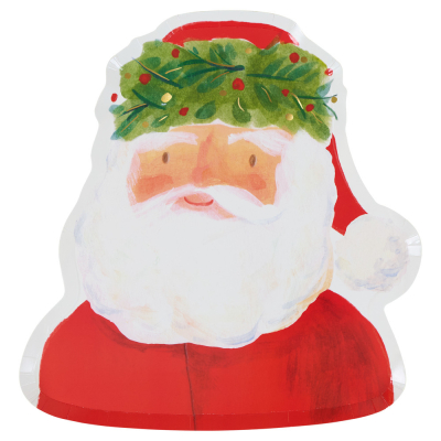 Santa Head Plates|Meri Meri